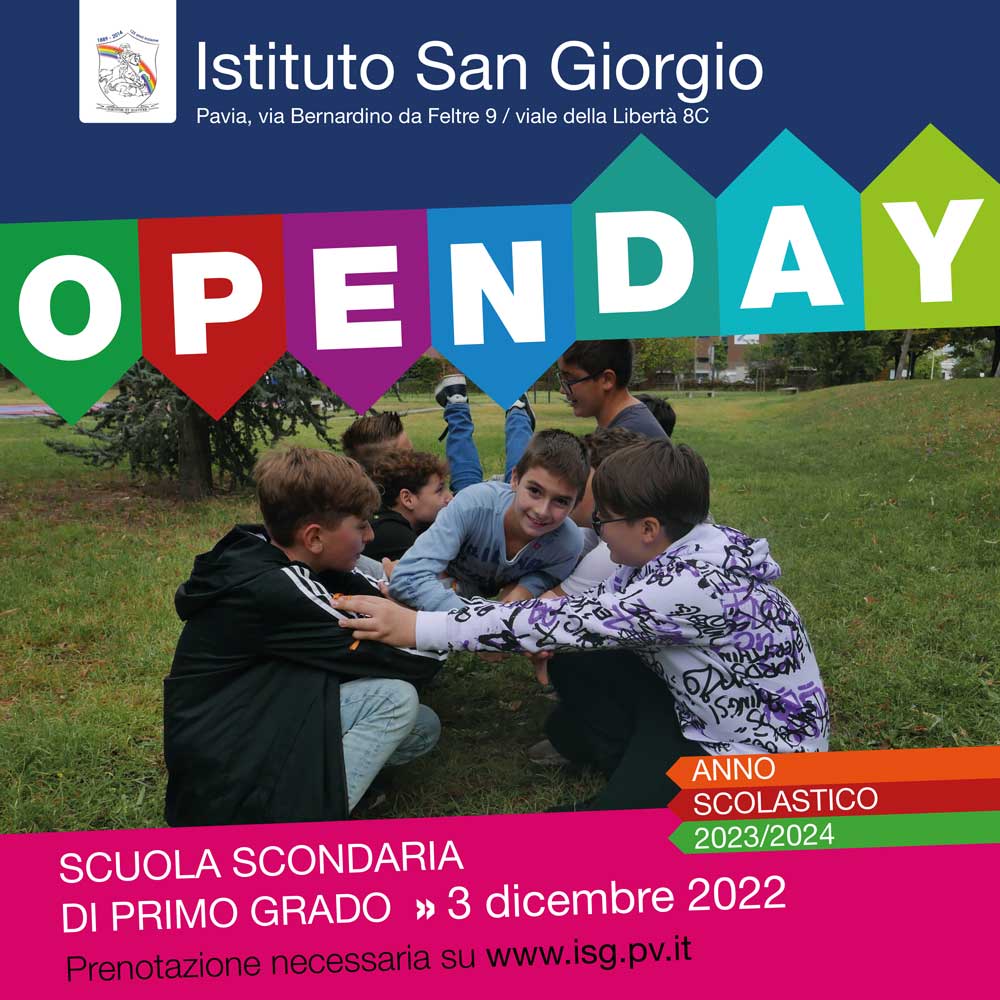Open day scuola secondaria di I grado a Pavia